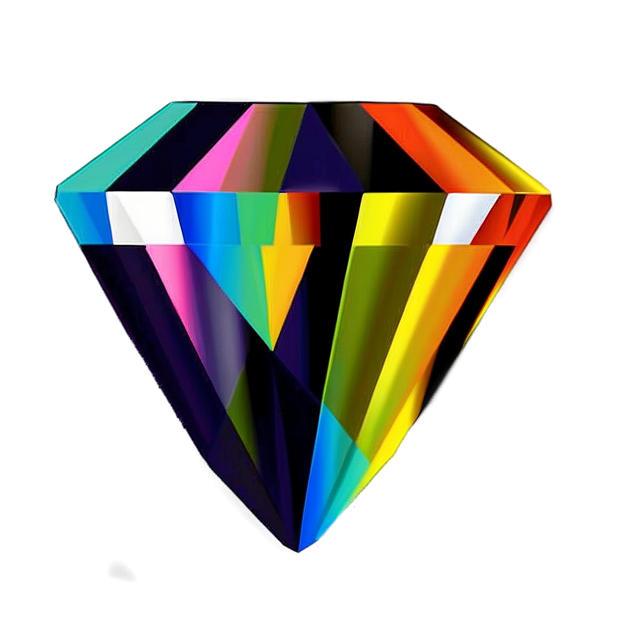 Colorful Diamond Shape Png Ioj73
