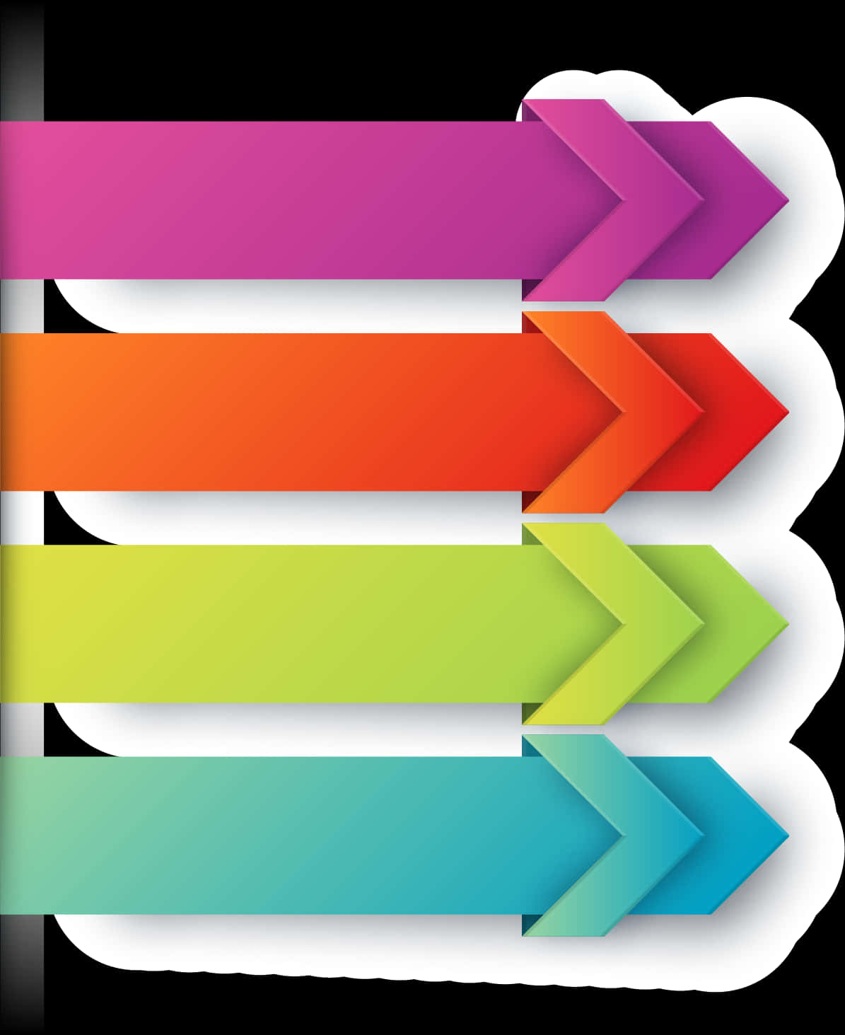 Colorful Directional Arrows