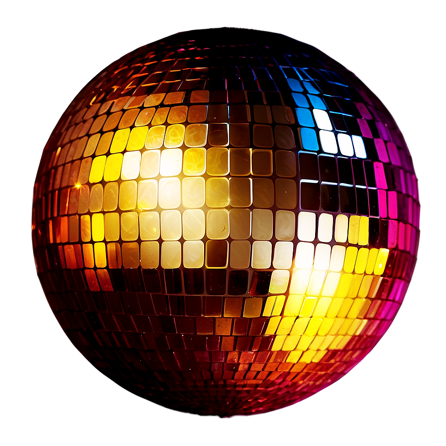 Colorful Disco Ball Illumination