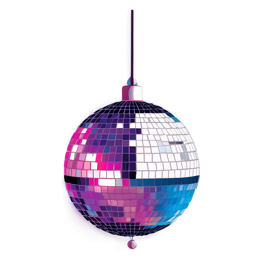 Colorful Disco Ball Illustration