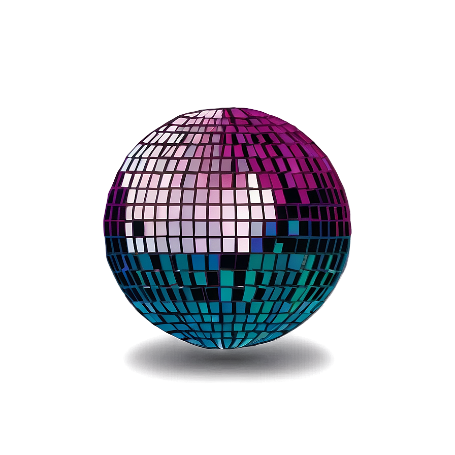 Colorful Disco Ball Illustration