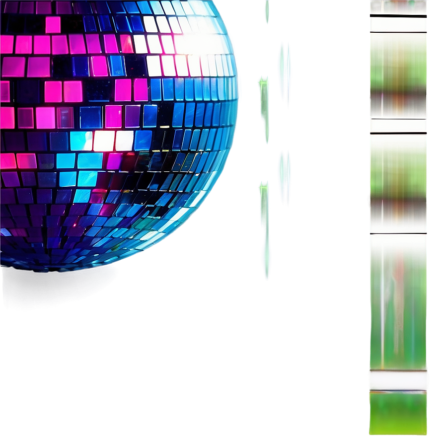 Colorful Disco Ball Sparkle