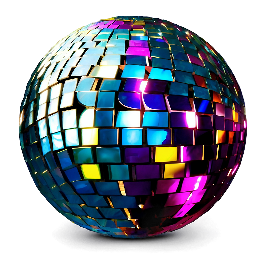 Colorful Disco Ball Sparkle