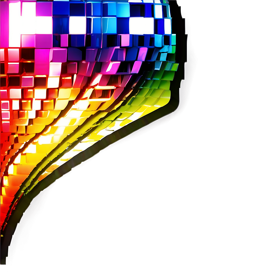 Colorful Disco Ball Spectrum