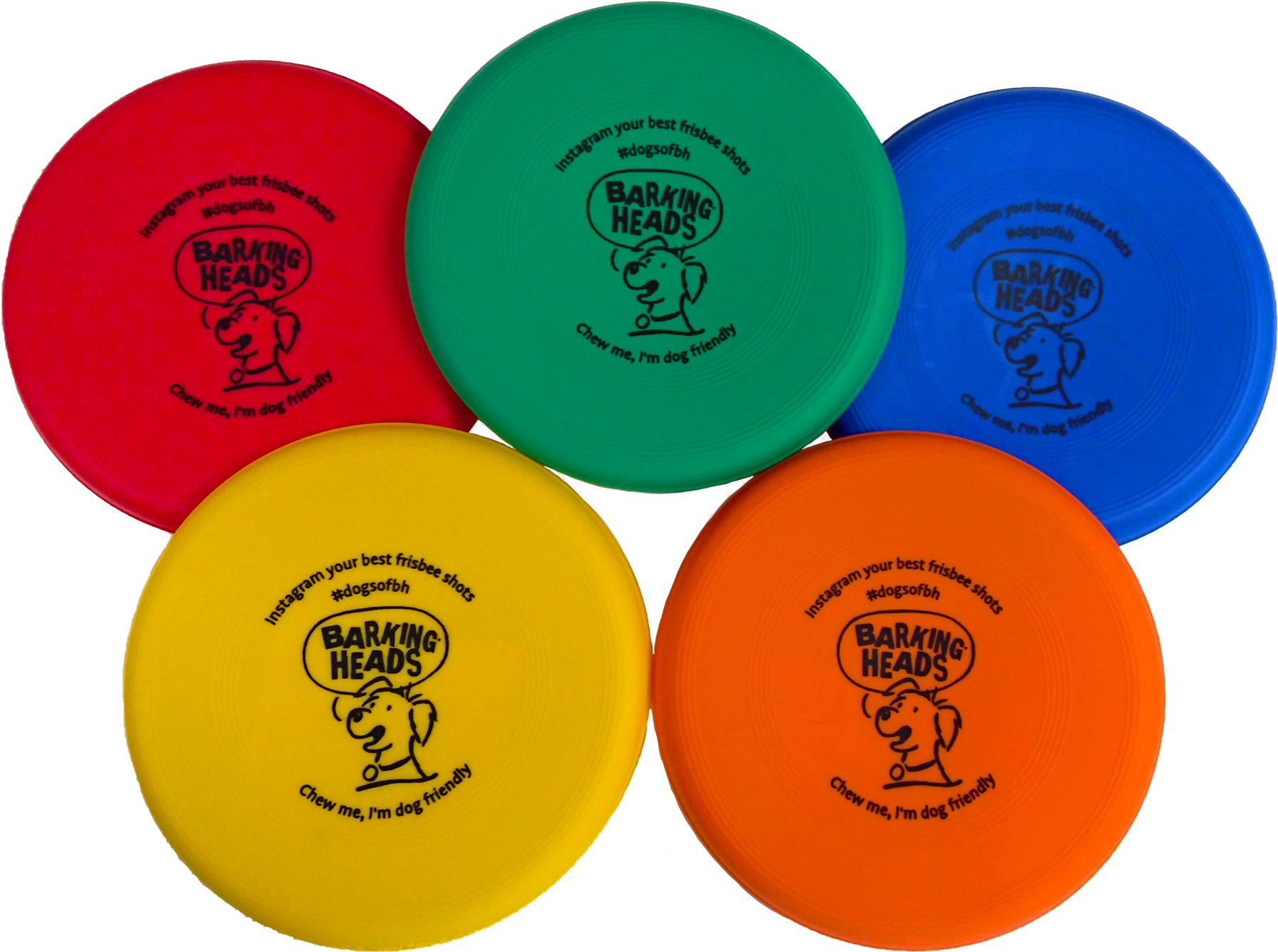 Colorful Dog Friendly Frisbees