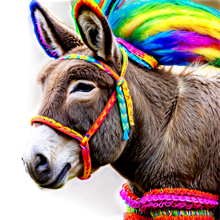 Colorful Donkey Png 17