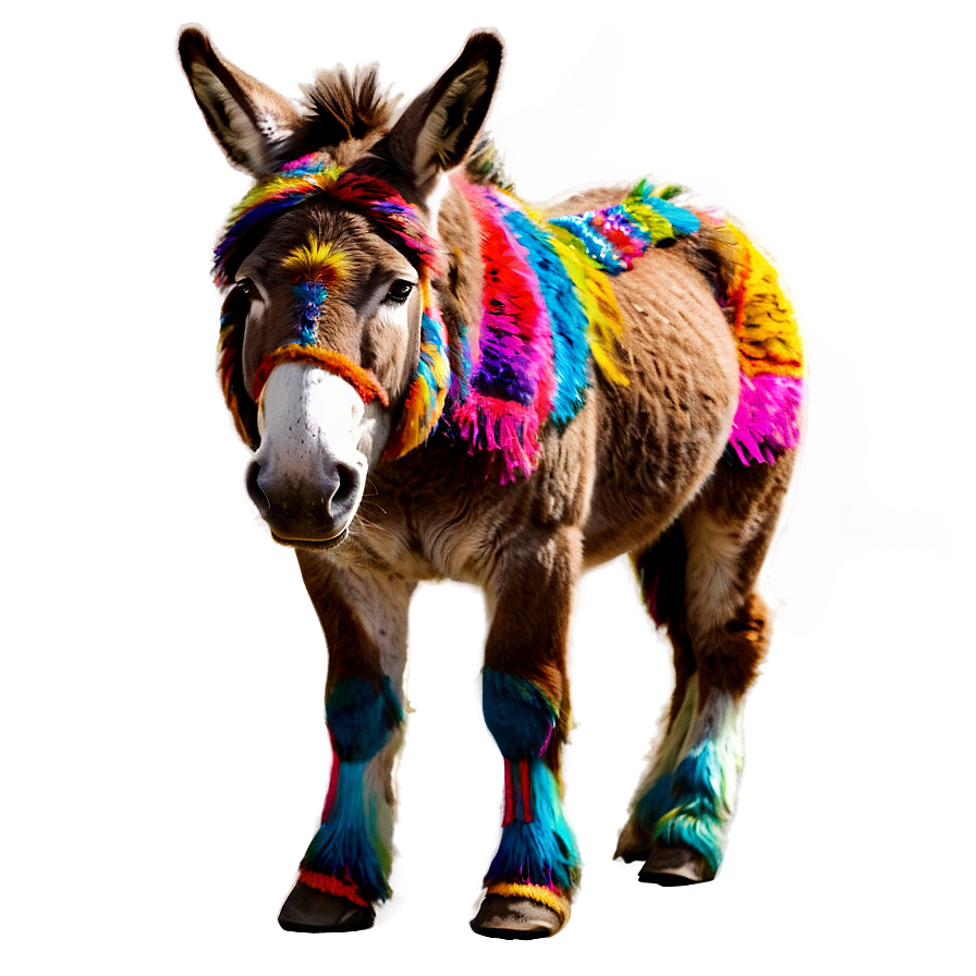 Colorful Donkey Png 89