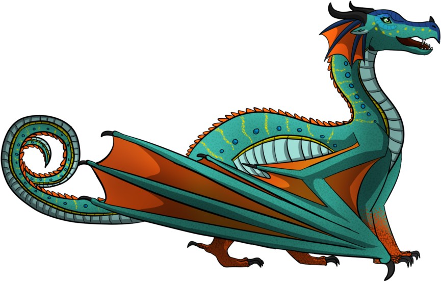 Colorful Dragon Illustration Wings Of Fire