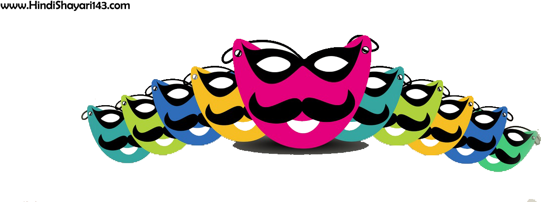 Colorful_ Dussehra_ Masks_ Vector