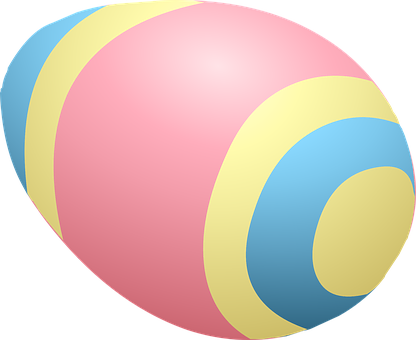 Colorful Easter Egg Graphic