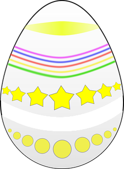 Colorful Easter Egg Graphic