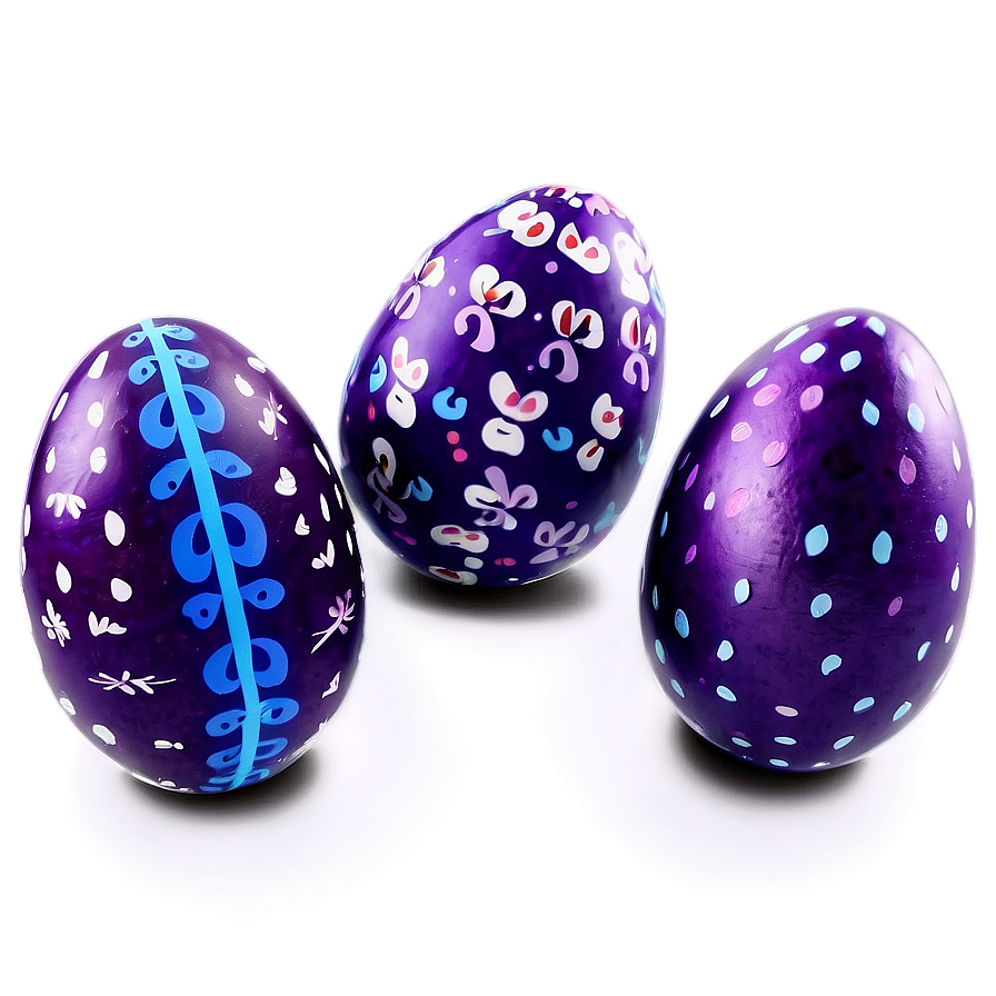 Colorful Easter Eggs Png 05232024