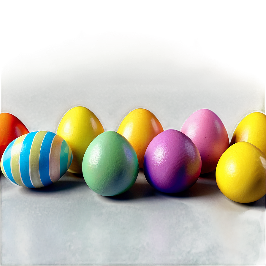 Colorful Easter Eggs Png 05242024