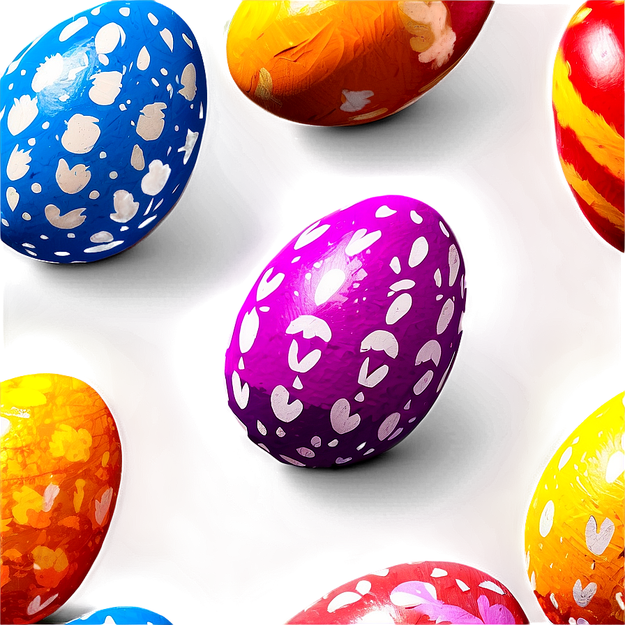 Colorful Easter Eggs Png Fcl35