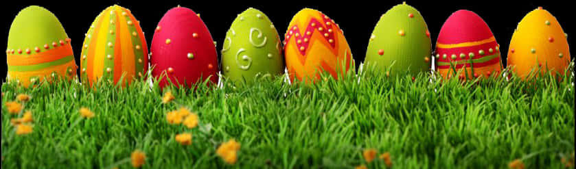 Colorful Easter Eggsin Grass.jpg