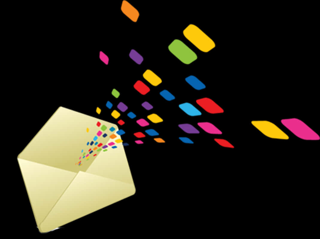 Colorful Email Explosion