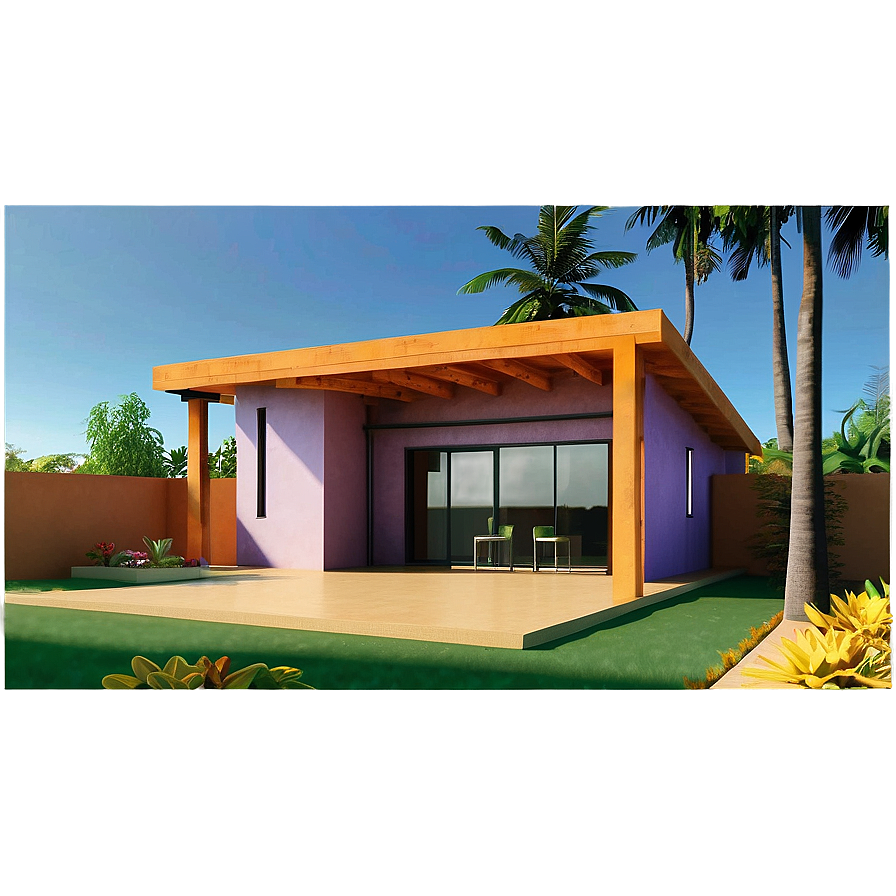 Colorful Encanto House Art Png Ebc