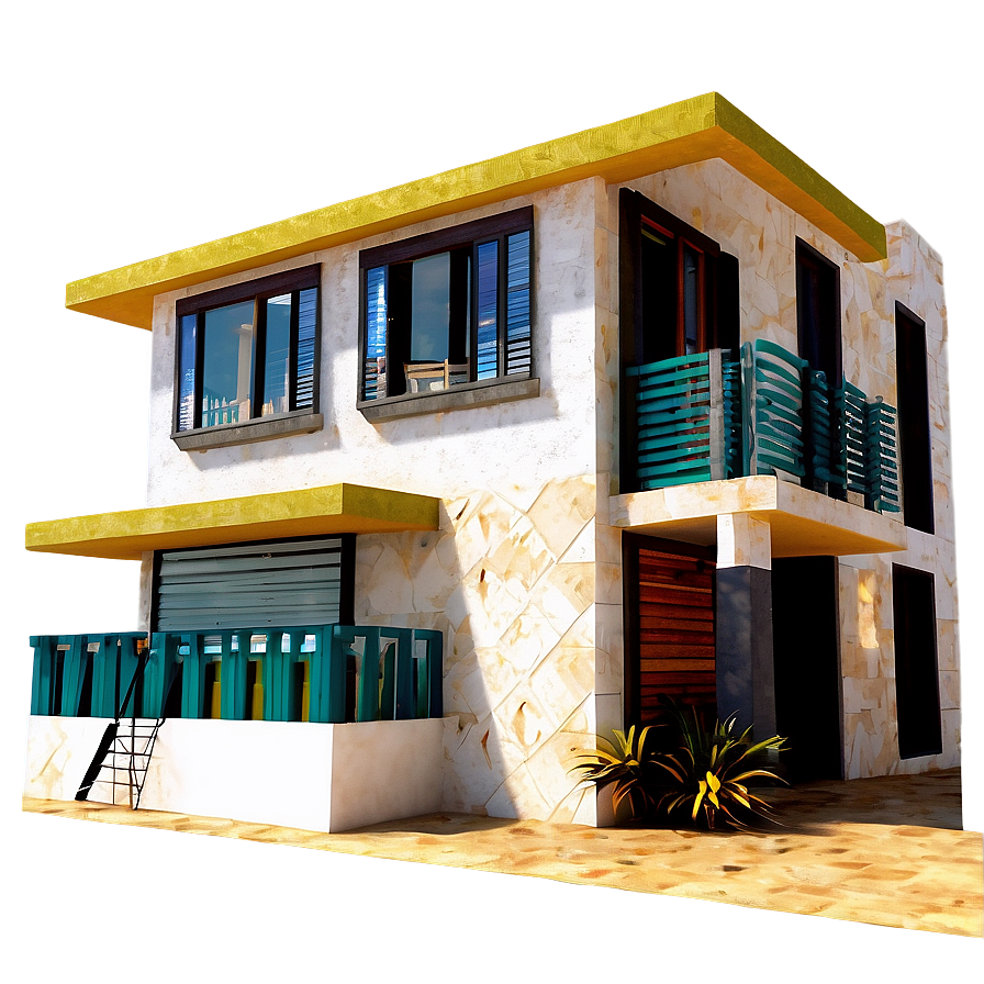 Colorful Encanto House Art Png Sed