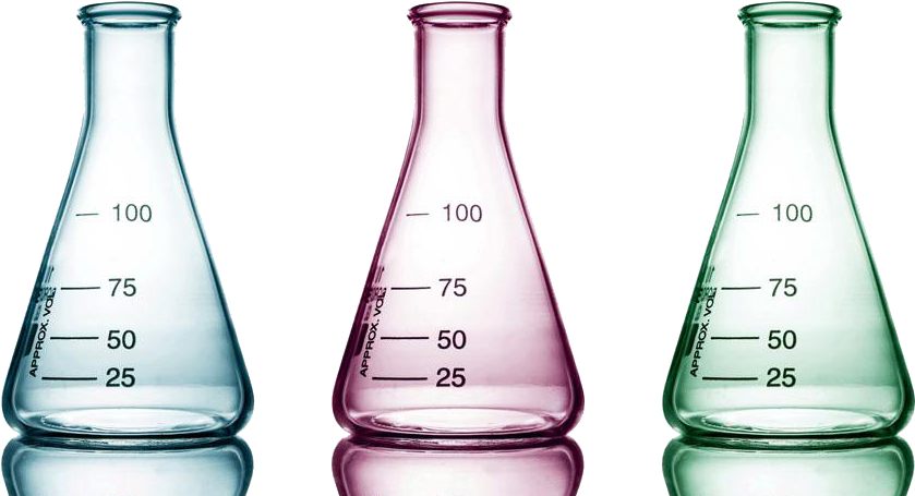 Colorful Erlenmeyer Flasks