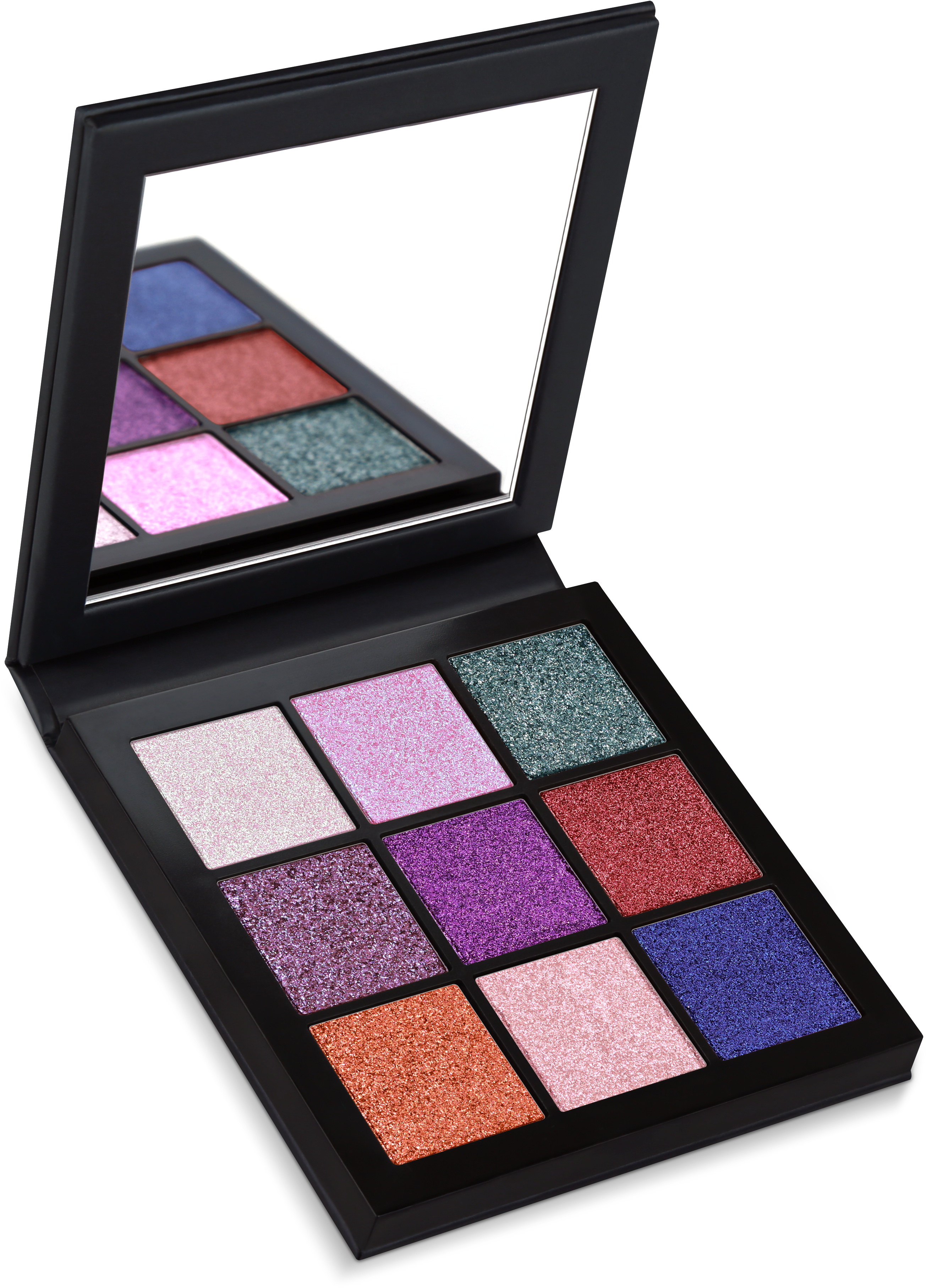 Colorful Eyeshadow Palette Open