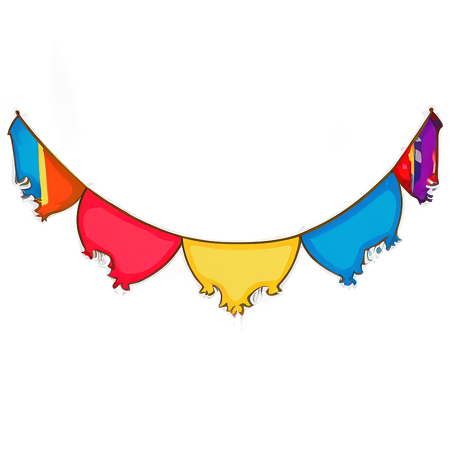 Colorful Fiesta Banner Png Vpo8