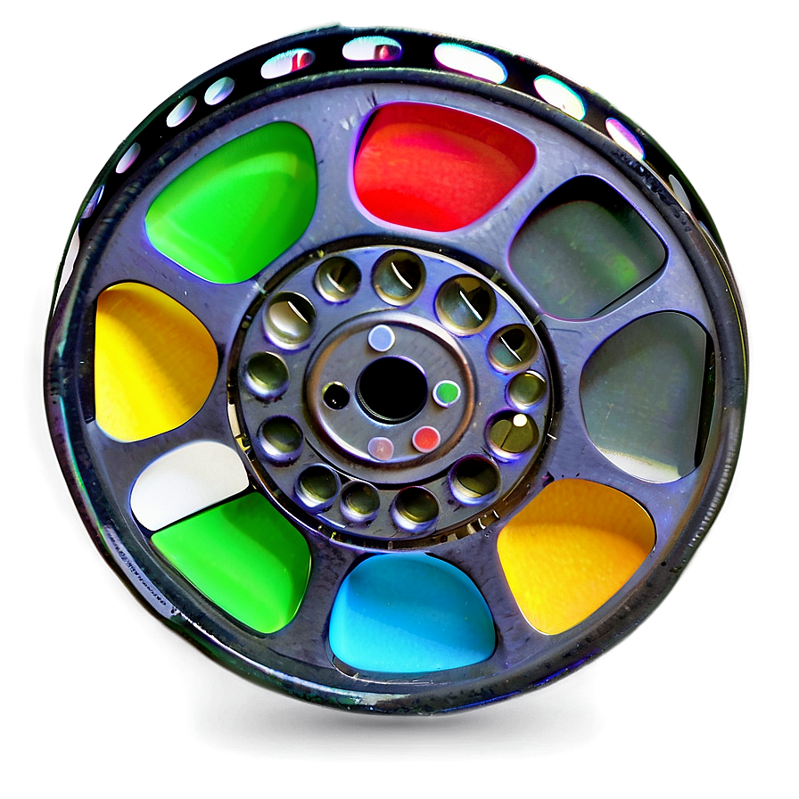 Colorful Film Reel Png 72