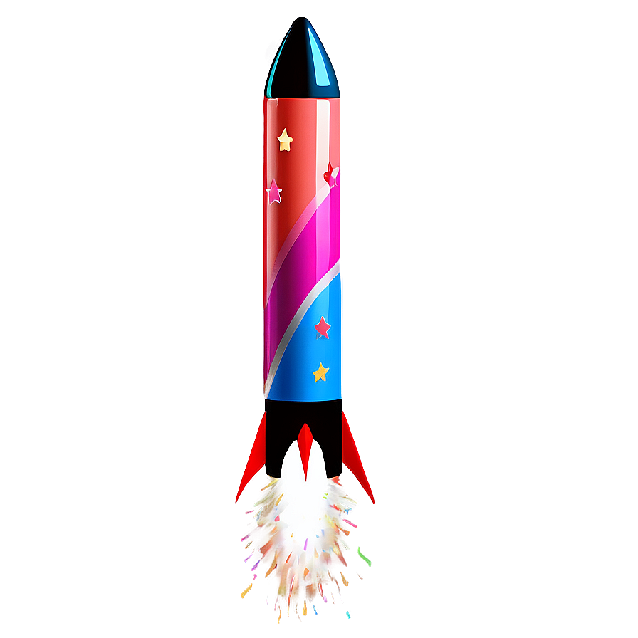 Colorful Firework Rocket Png 06212024