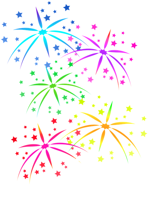 Colorful Fireworks Celebration