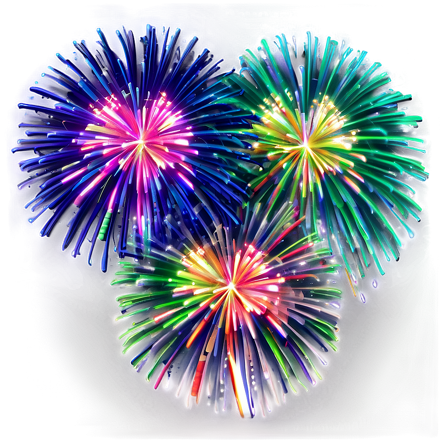 Colorful Fireworks Png 05042024