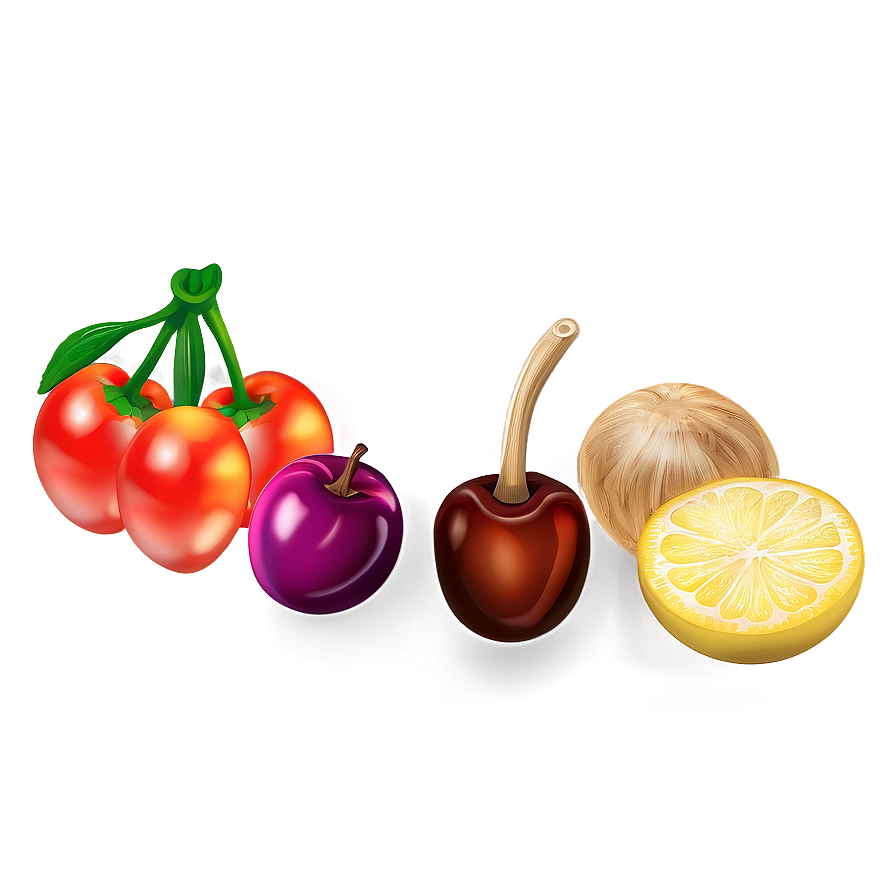 Colorful Food Illustrations Png 65