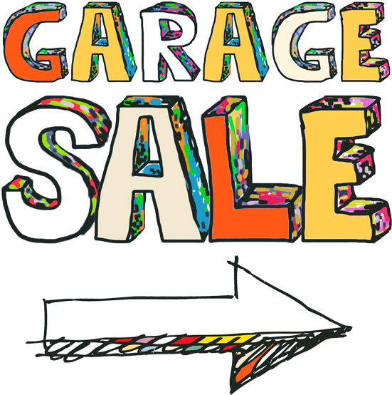 Colorful Garage Sale Sign