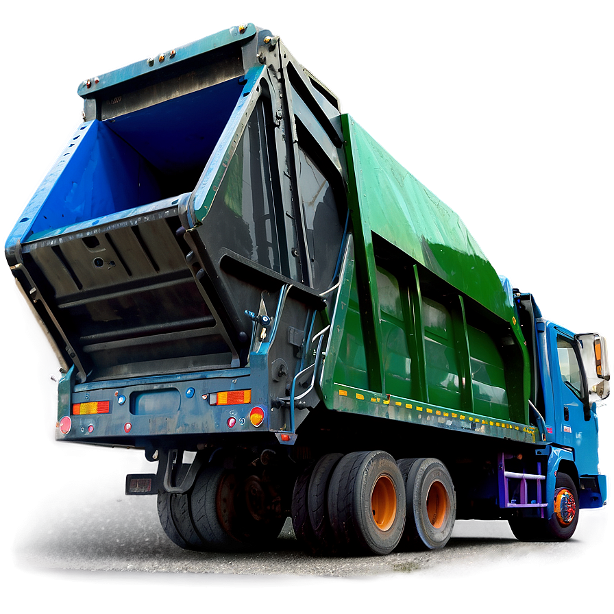 Colorful Garbage Truck Png Glt7