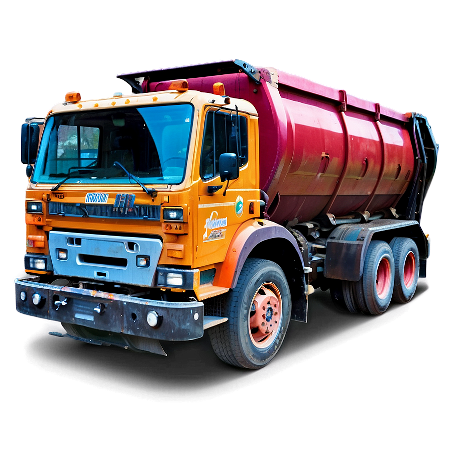 Colorful Garbage Truck Png Sip