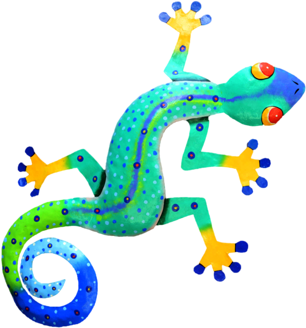 Colorful Gecko Illustration