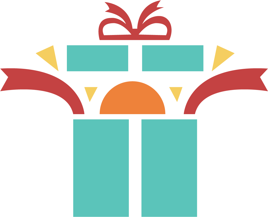 Colorful Gift Icon