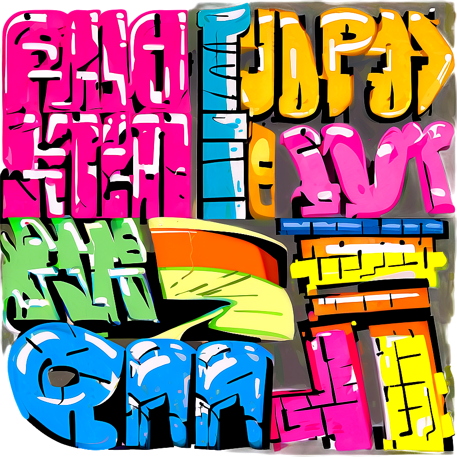Colorful Graffiti Png Bhb