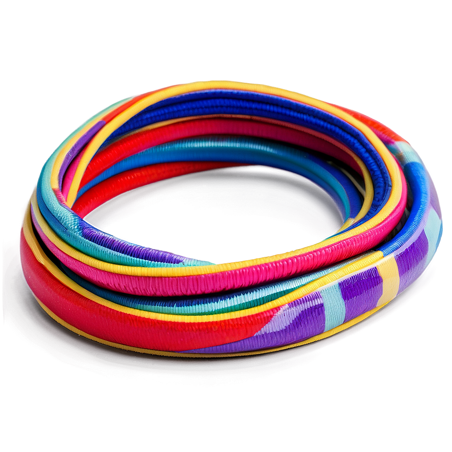 Colorful Hair Elastic Png Qjq86