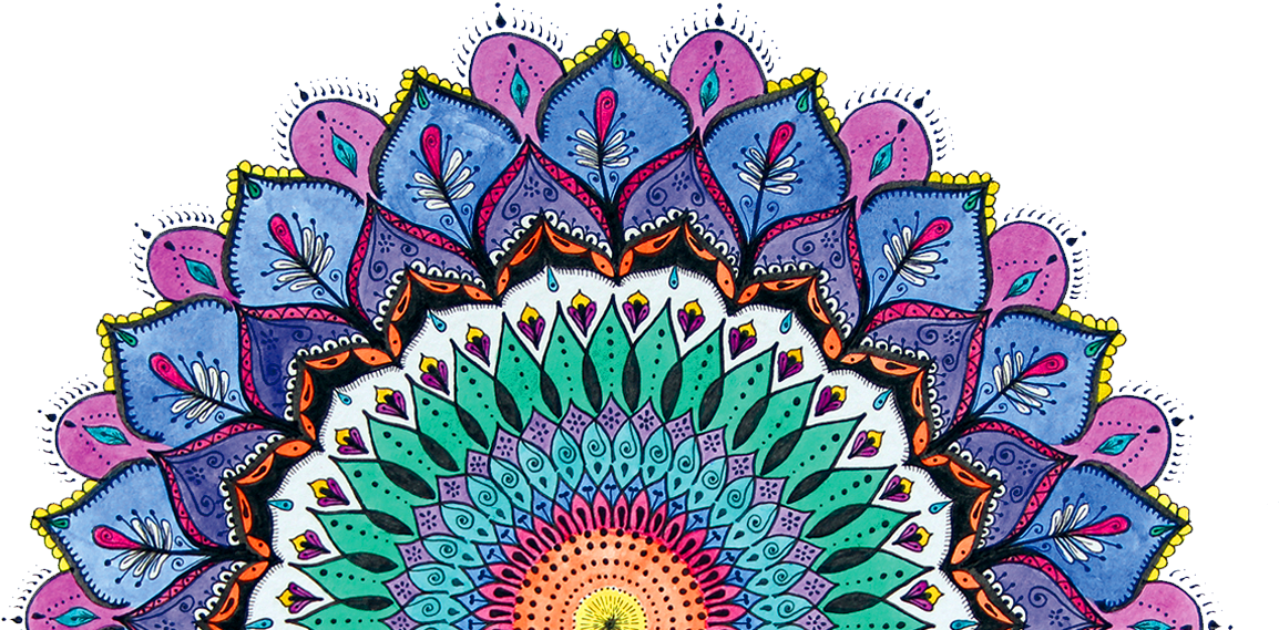 Colorful Hand Drawn Mandala Artwork