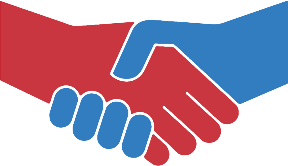 Colorful Handshake Agreement