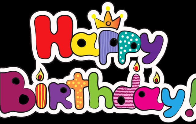 Colorful_ Happy_ Birthday_ Text_ Graphic