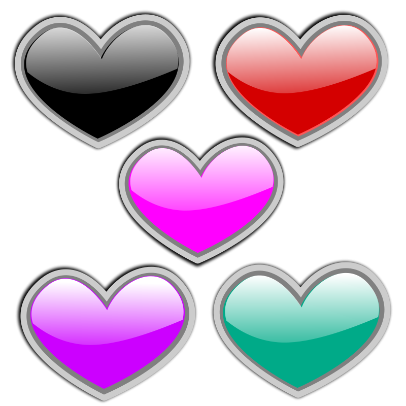 Colorful Hearts Collection