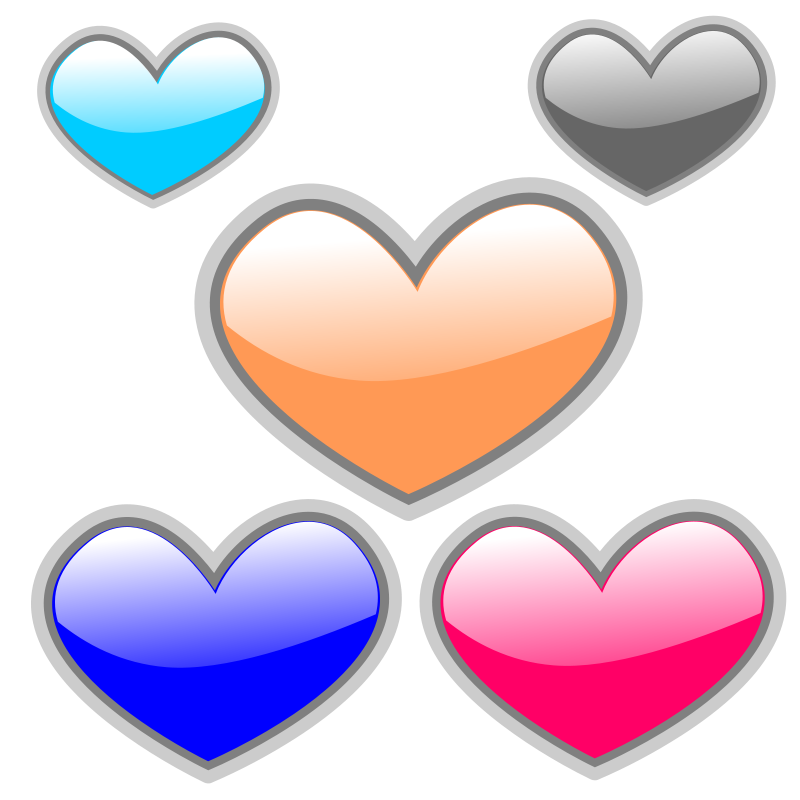 Colorful Hearts Collection