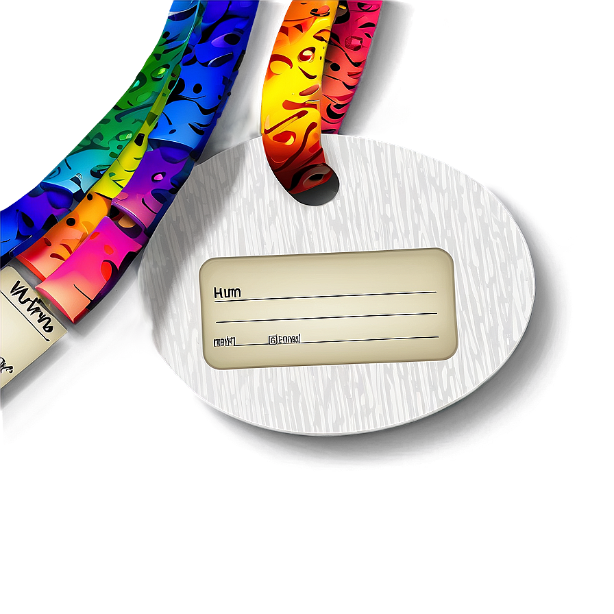 Colorful Hello My Name Is Tag Template Png 05252024