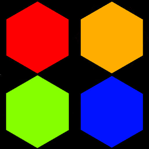 Colorful Hexagons Graphic