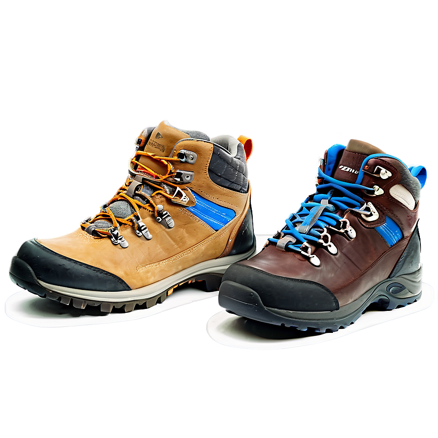 Colorful Hiking Boot Selection Png Dpd60