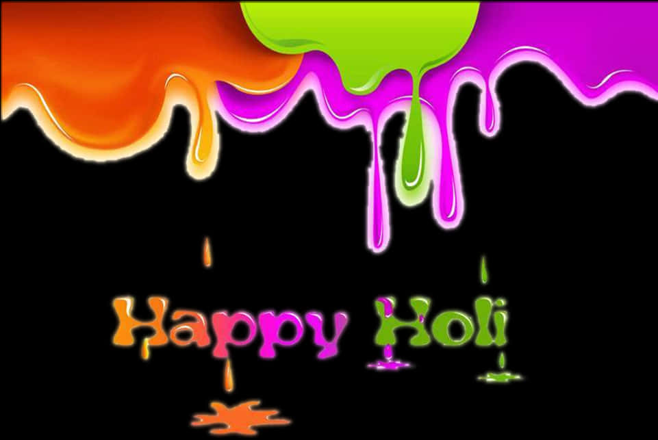 Colorful Holi Greeting
