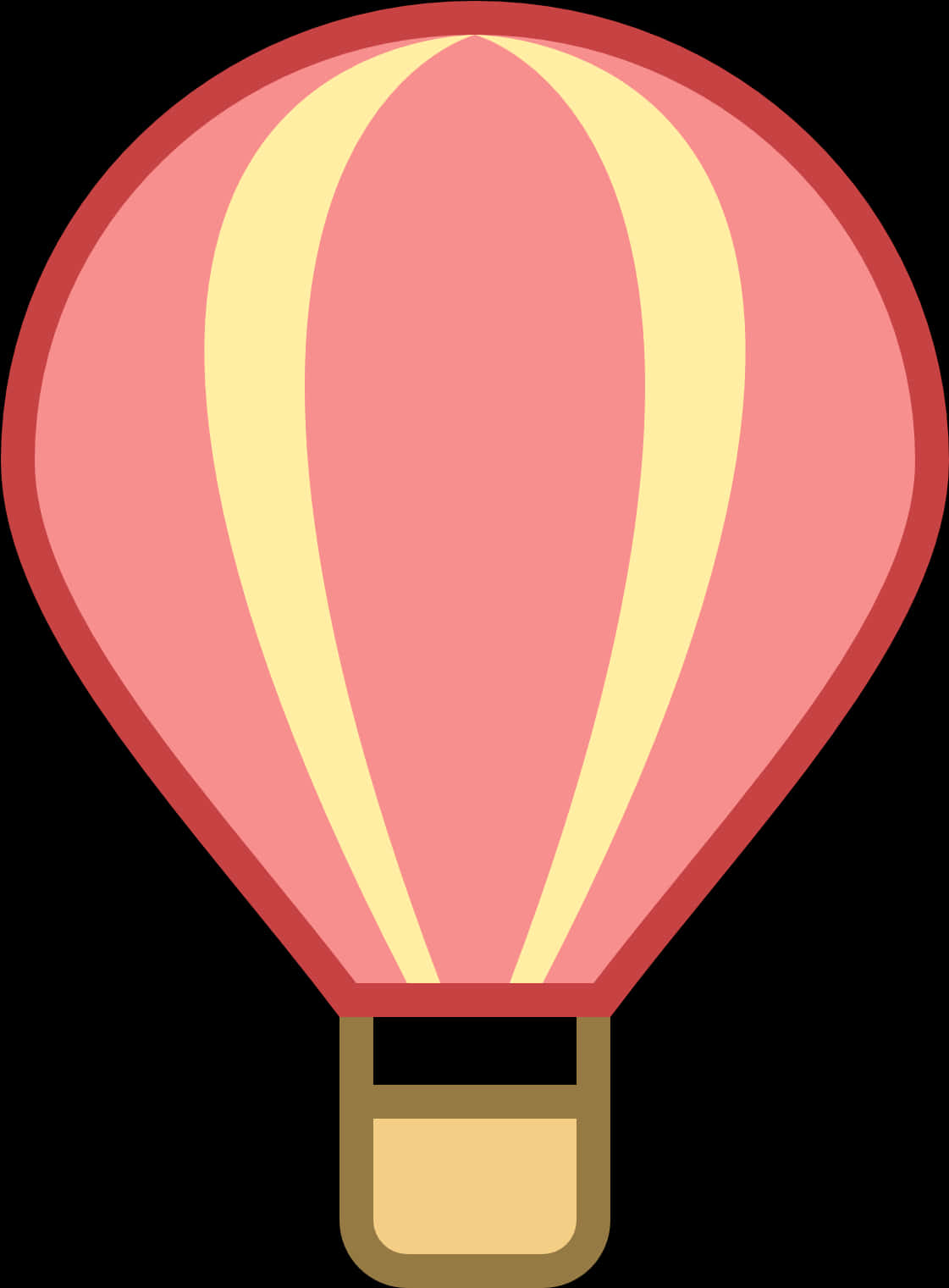 Colorful Hot Air Balloon Illustration