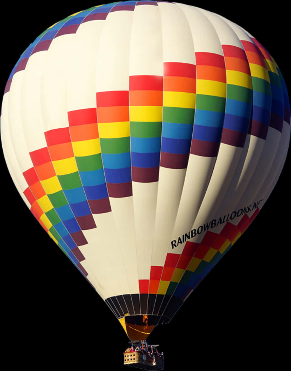 Colorful Hot Air Balloon Transparent Background