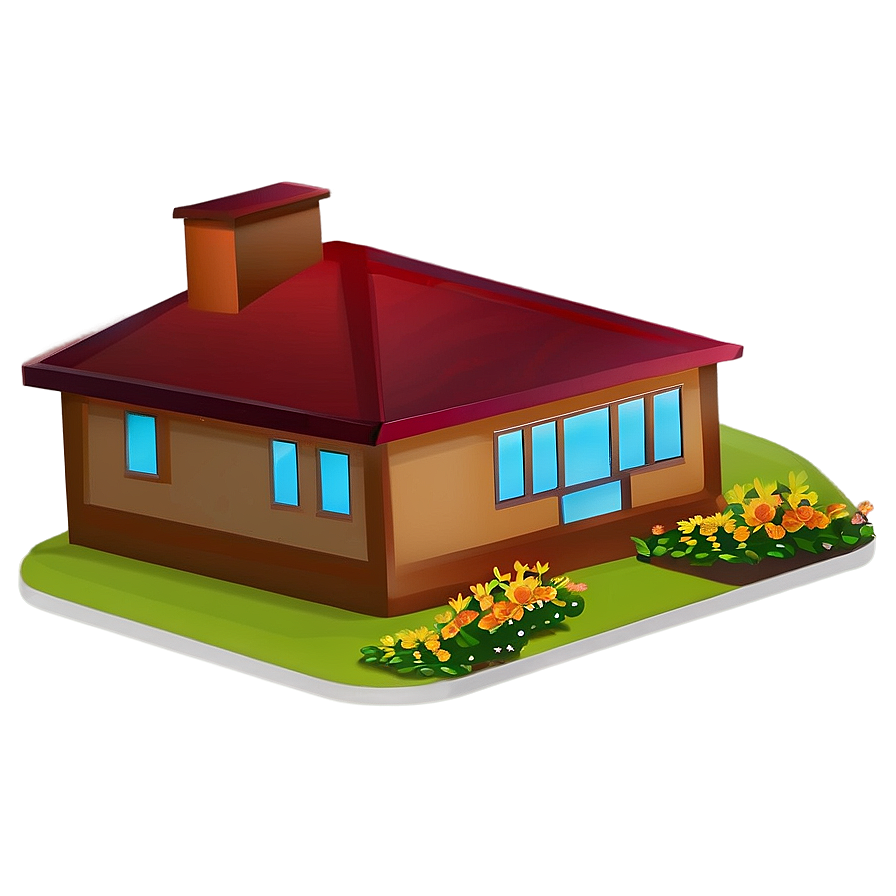 Colorful House Emoji Png Kpg15