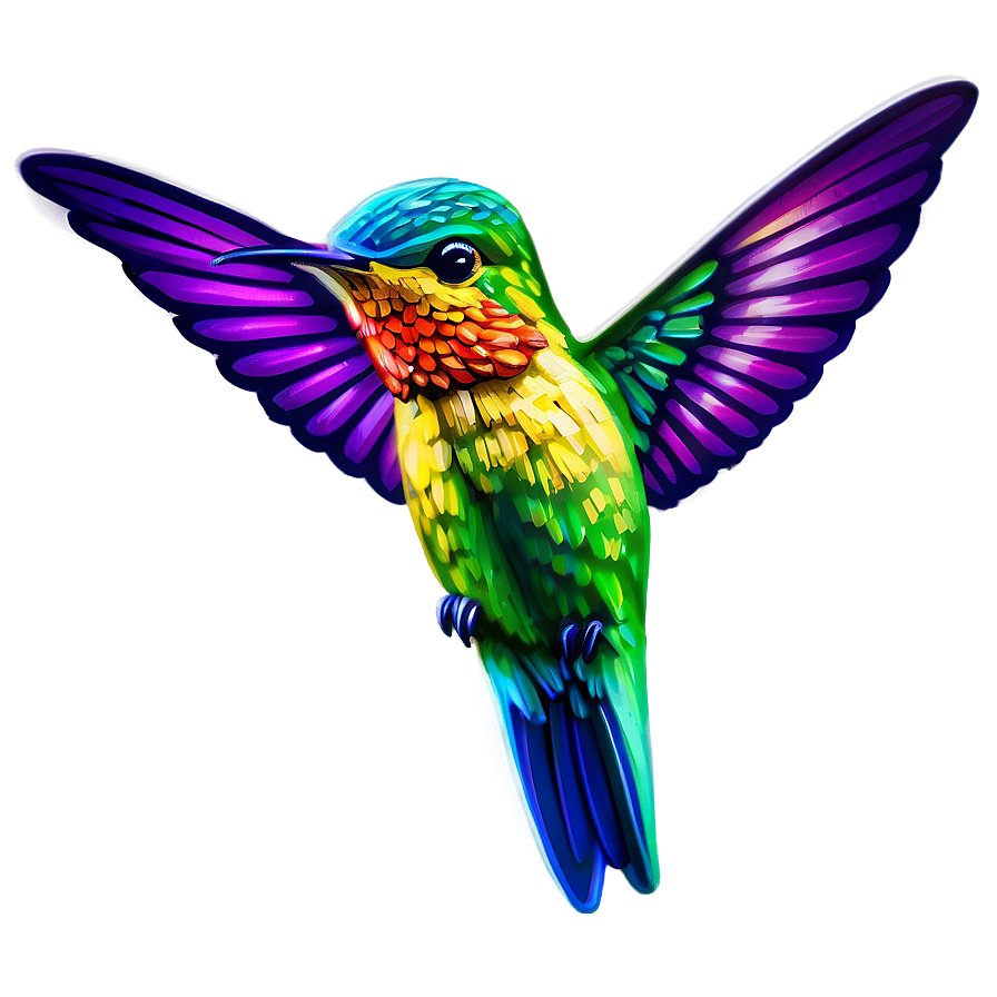 Colorful Hummingbird Png 46